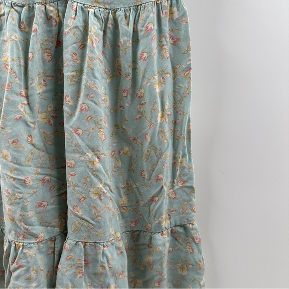 Forever 21 Light Caribbean Blue Paisley Floral Dress – Size Medium - Picture 3 of 7